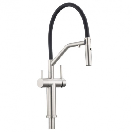 Смеситель для кухни с гибким изливом Gappo G4399-85 сатин