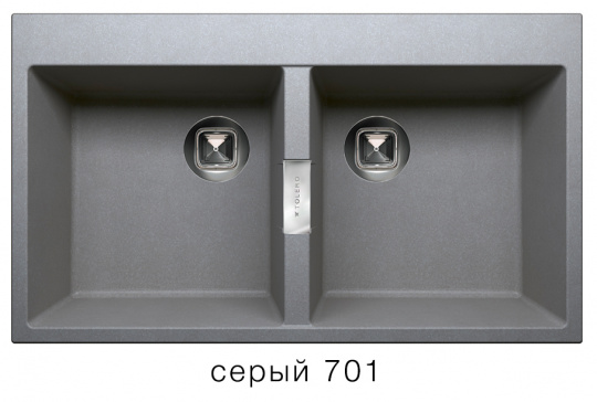 Мойка для кухни Tolero Loft TL-862 серый