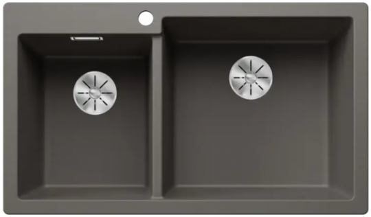 Мойка для кухни Blanco Pleon 9 чаша справа вулканический серый