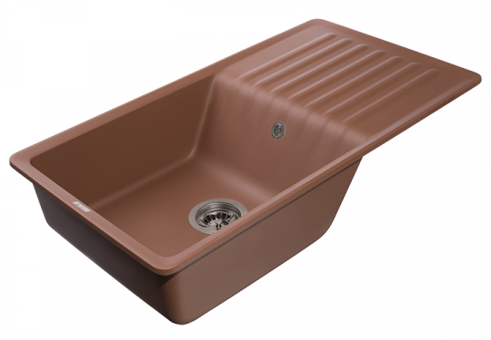 Мойка для кухни GranFest Quarz GF-ZW-73 терракотовый