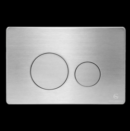 Кнопка смыва для унитаза (металл) GROCENBERG KM3090NK Никель