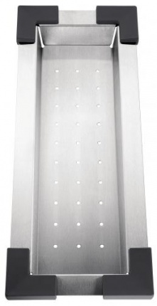 Коландер Blanco для керамических моек Subline, нерж. сталь 432 x 176 мм