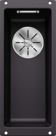 Мойка Blanco Subline 160-U черный, отводная арматура InFino®