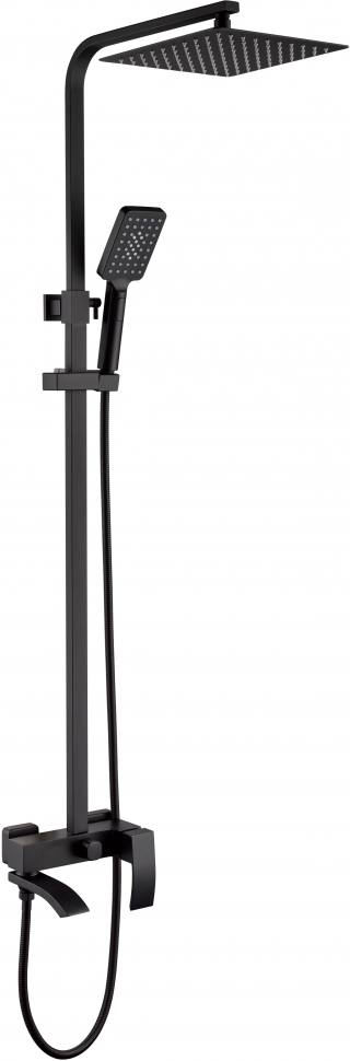 Душевая система Grocenberg GB7007-1 Черный матовый