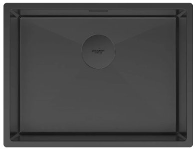 Мойка для кухни Paulmark NEXT 58 UNI PM215844-MBN матовый черный