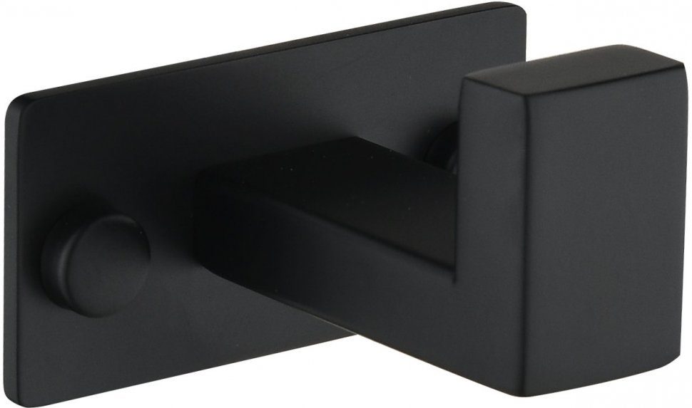 Полотенцедержатель одинарный Grocenberg AC0011 (Черный матовый)