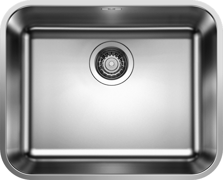 Мойка для кухни Blanco Supra 500-U полированная, клапан-автомат