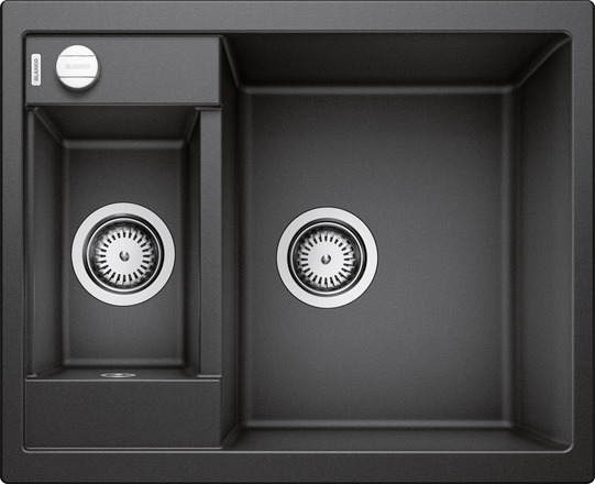 Мойка для кухни Blanco Metra 6 антрацит, клапан-автомат