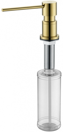 Дозатор для жидкого мыла Paulmark Kraft D003-G золото