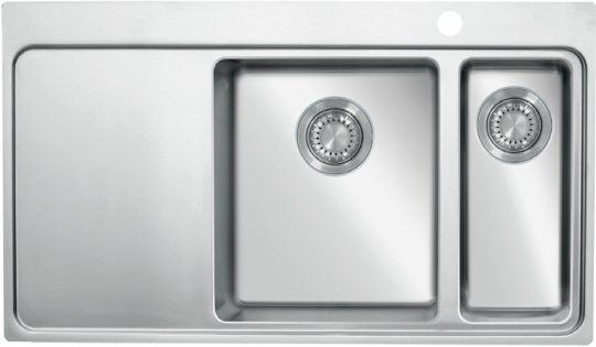 Мойка для кухни TopZero Micro MM860.15.510 R полированная, чаша справа