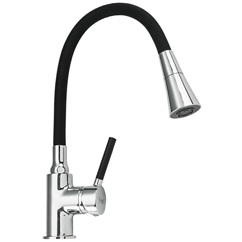 Смеситель для кухни Frap F4044 хром/черный