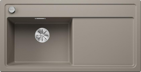 Мойка Blanco Zenar XL 6 S чаша слева, клапан-автомат InFino® серый беж