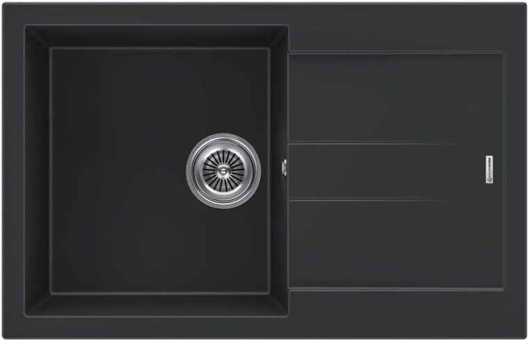 Мойка для кухни KuchenStern Plat 50 a-Granit 206BL20 черный