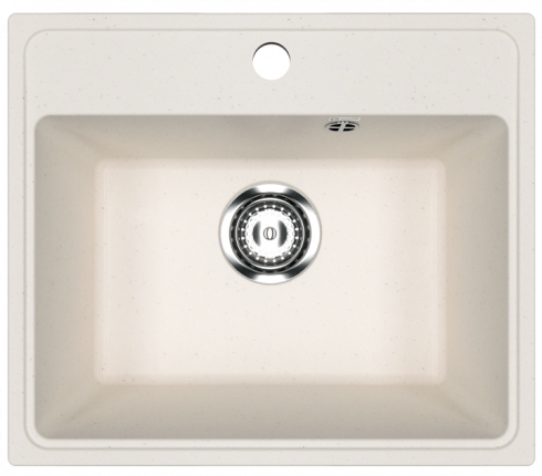 Мойка для кухни Ulgran Practik PR-М 490 белый камень