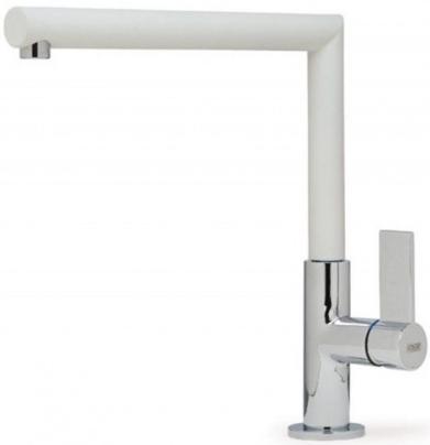 Смеситель для кухни Elleci Ares White (96)