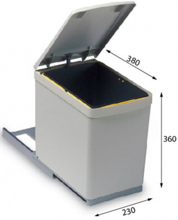 Система сортировки мусора Alveus Albio 10 1x16 L