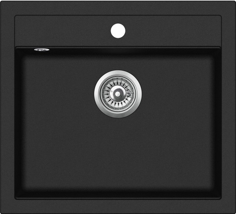 Мойка для кухни AquaSanita Quadro SQQ100 черный металлик