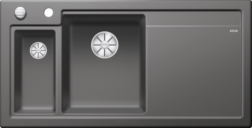 Мойка для кухни керамика Blanco Axon II 6S крыло справа базальт