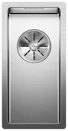 Мойка Blanco Claron 180-U нерж. сталь, зеркальная полировка, отводная арматура InFino