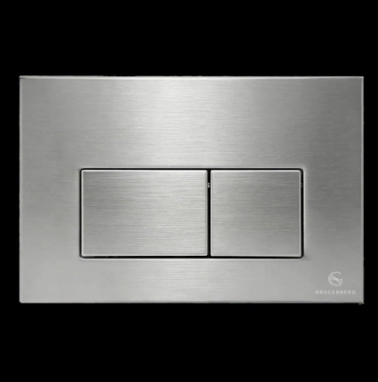 Кнопка смыва для унитаза (металл) GROCENBERG KM3070NK Никель