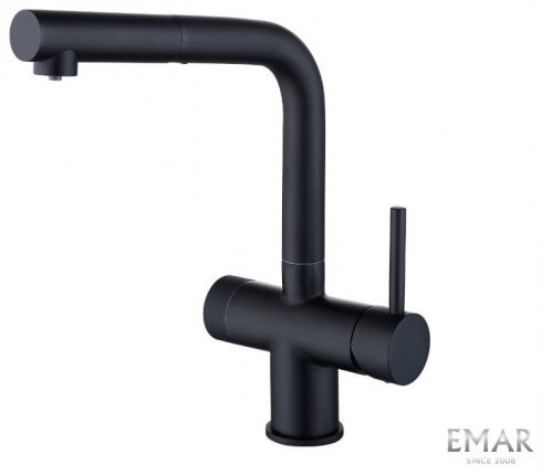 Смеситель для кухни Emar EC-7026 Black