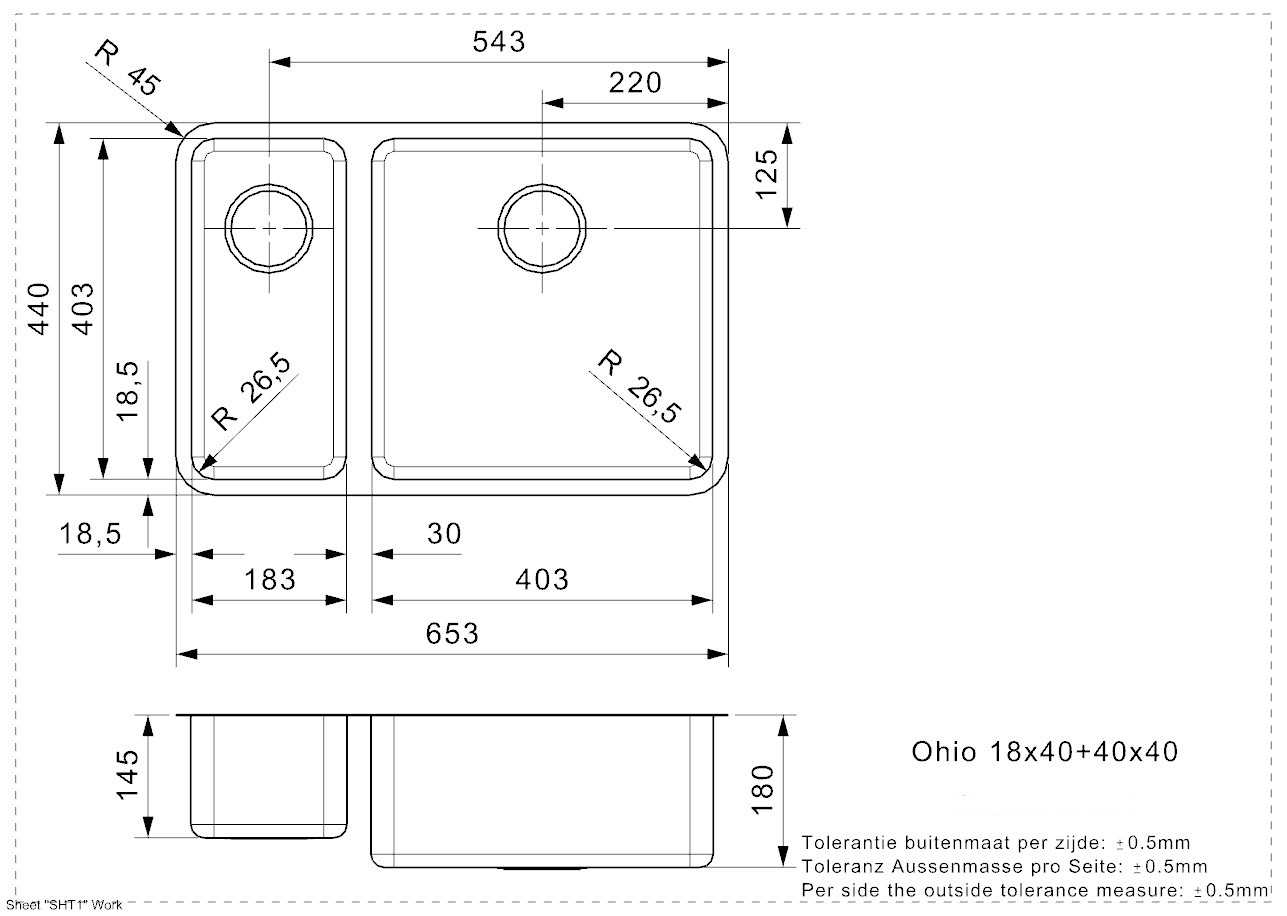 Глубина кухонной мойки. Мойка Reginox Ohio 50x40 (l), белый. Мойка кухонная 900 мм Размеры схема. Reginox Ohio 50x40+18x40. Прямоугольная мойка для кухни чертеж 600.