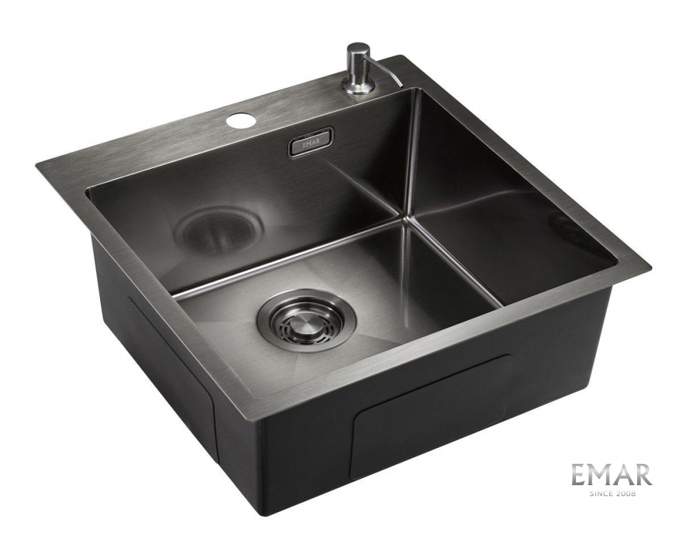 Мойка для кухни EMAR EMB-117A PVD Nano Dark