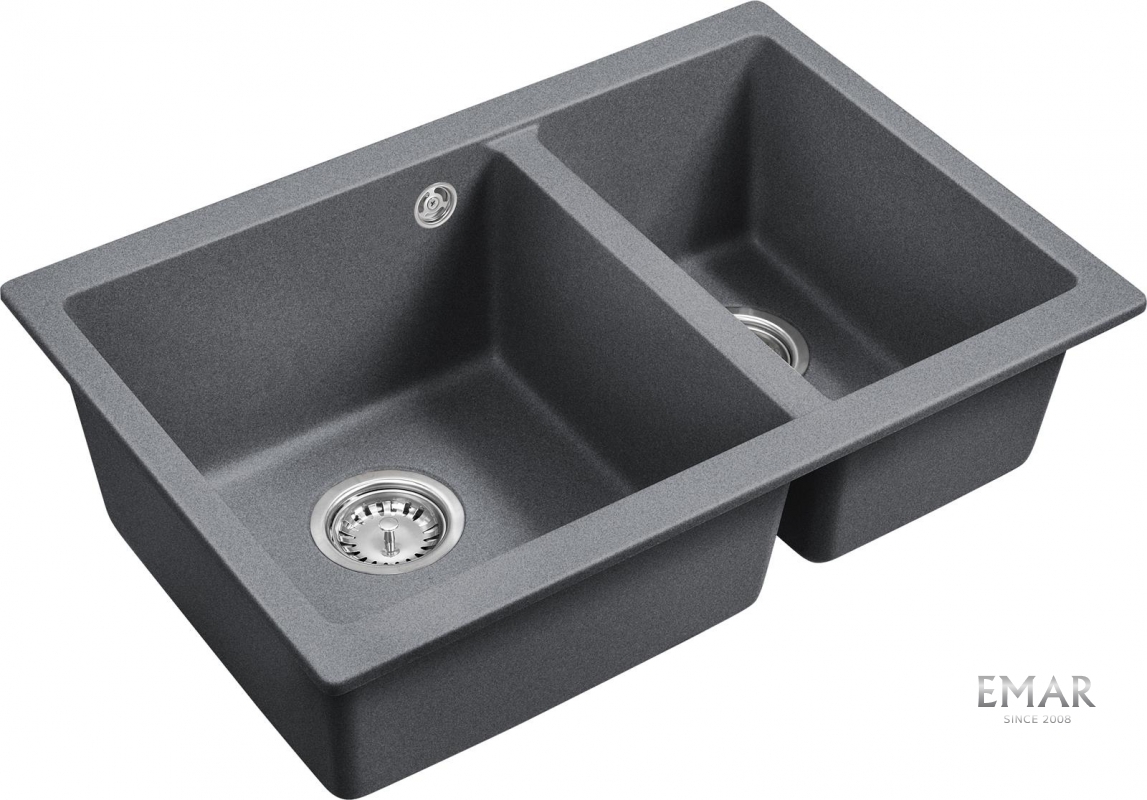Мойка для кухни Emar EMQ-2665.PL антрацит
