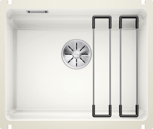 Мойка для кухни Blanco Etagon 500-U керамика PuraPlus глянцевый белый