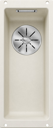 Мойка Blanco Subline 160-U мягкий белый, отводная арматура InFino®