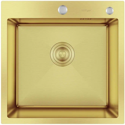 Мойка для кухни Hoffger HFG-5050 (HFG-5050G) золото