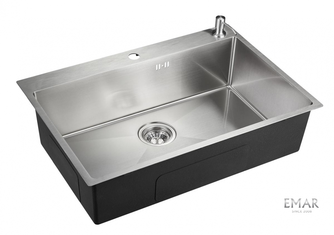 Мойка для кухни EMAR EMB-125A Nano Satin