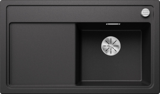 Мойка Blanco Zenar 45S чаша справа клапан-автомат InFino антрацит