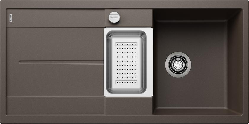 Мойка для кухни Blanco Metra 6 S кофе, клапан-автомат