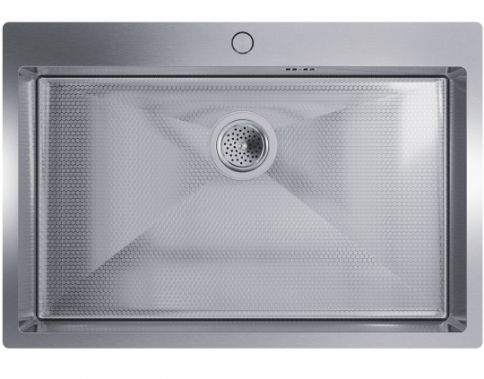 Мойка для кухни FLORACIO Steel (F.7551.SSD) DECOR Сталь нержавеющая
