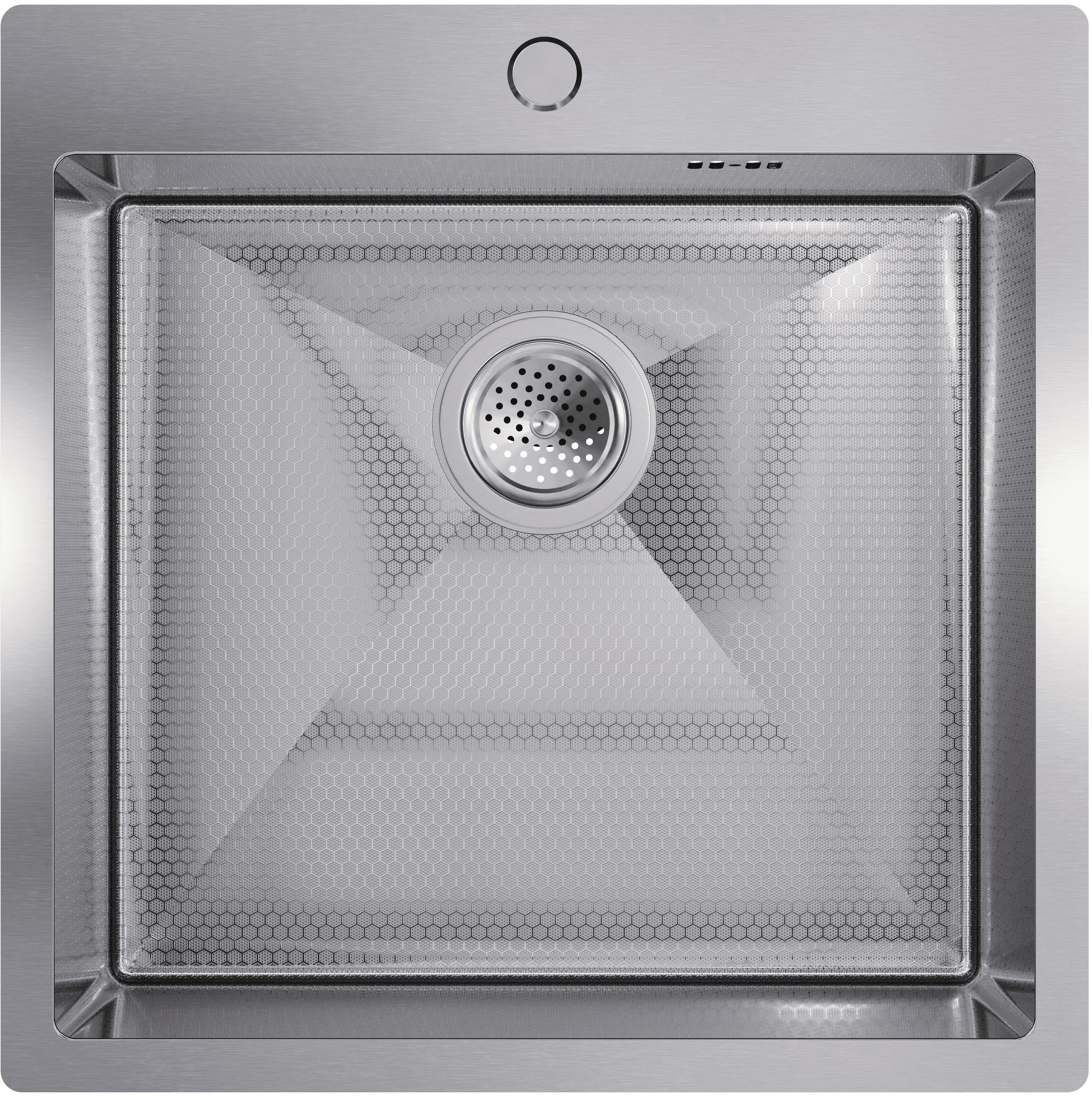 Мойка для кухни FLORACIO Steel (F.5151.SSD) DECOR Сталь нержавеющая