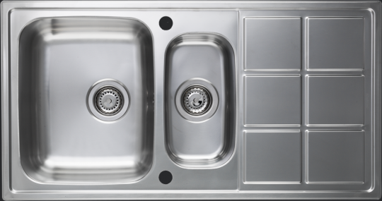 Мойка для кухни Longran Lotus LTL950.500 15ХT8P микролайн