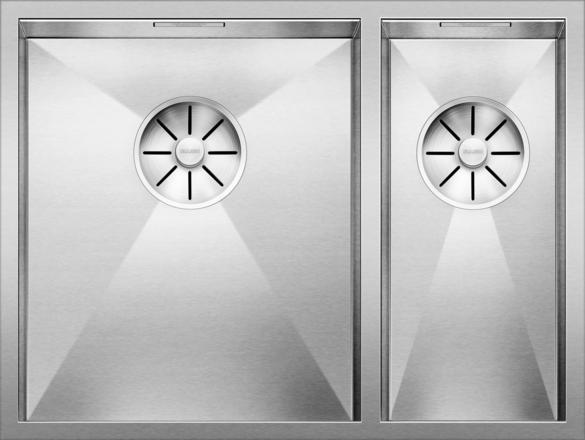 Мойка Blanco Zerox 340/180-U нерж. сталь чаша слева, зеркальная полировка, отв-арм. InFino