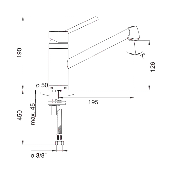 Кухонный смеситель Schock Pila Cristalite мокка/хром 710139 - Купить * Цена - Товар на картинке можно купить.
