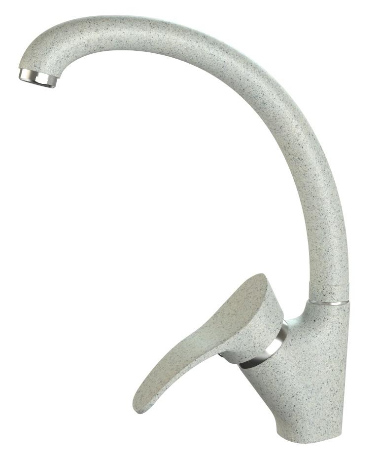 Смеситель для кухни ZETT lab КМ009/Q010 светло-серый