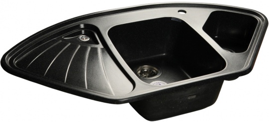 Мойка для кухни Granfest Corner GF-C1040E черный