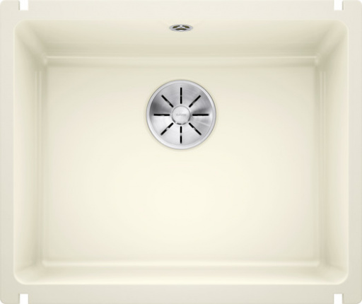 Мойка Blanco Subline 500-U керамика, глянцевая магнолия, отводная арматура InFino®