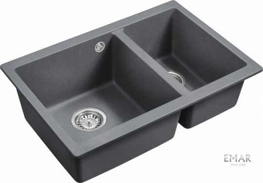 Мойка для кухни Emar EMQ-2665.PL антрацит