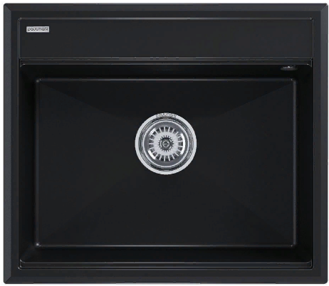 Мойка для кухни Paulmark Stepia-60 PM115951-BLM черный металлик