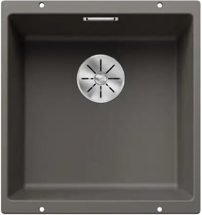 Мойка Blanco Subline 400-U вулканический серый, отводная арматура InFino®