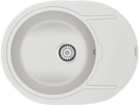 Мойка для кухни Paulmark Oval PM316502-WH белый