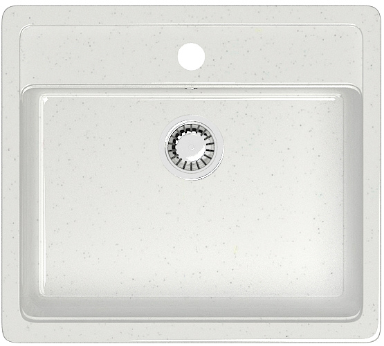 Мойка для кухни Marrbaxx Джекки Z9 Q1 белый лед, глянцевая
