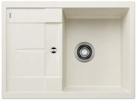 Мойка Blanco Metra 45 S Compact мягкий белый, клапан-автомат