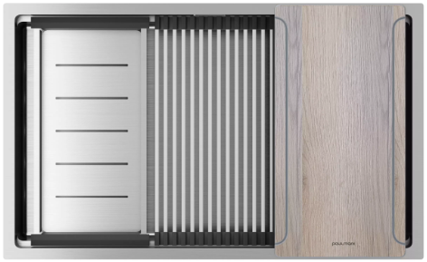 Мойка для кухни Paulmark NEXT-MULTI SINK 74-L UNI PM787445-L-BS брашированная сталь