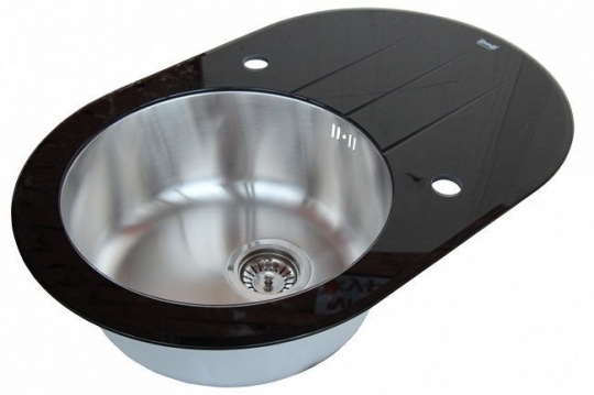 Мойка для кухни Zorg GL-5077-OV Black Inox